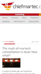 Mobile Screenshot of chiefmartec.com
