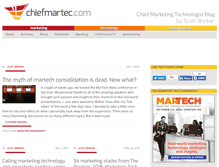 Tablet Screenshot of chiefmartec.com